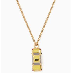 kate spade ma chérie taxi mini pendant necklace nwt